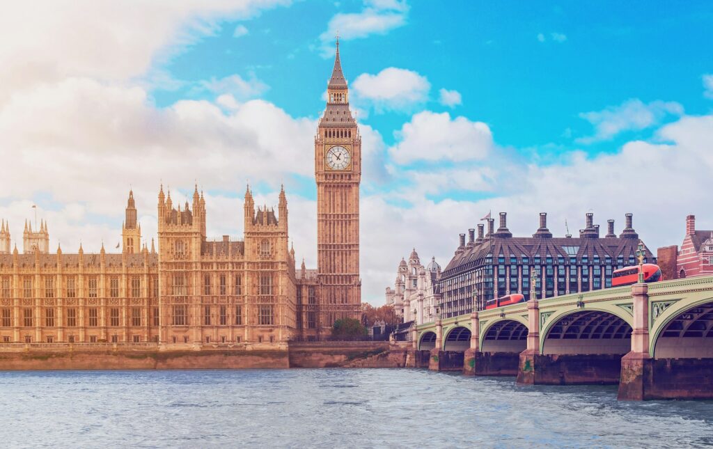 Big Ben and Houses of Parliament, London, UK